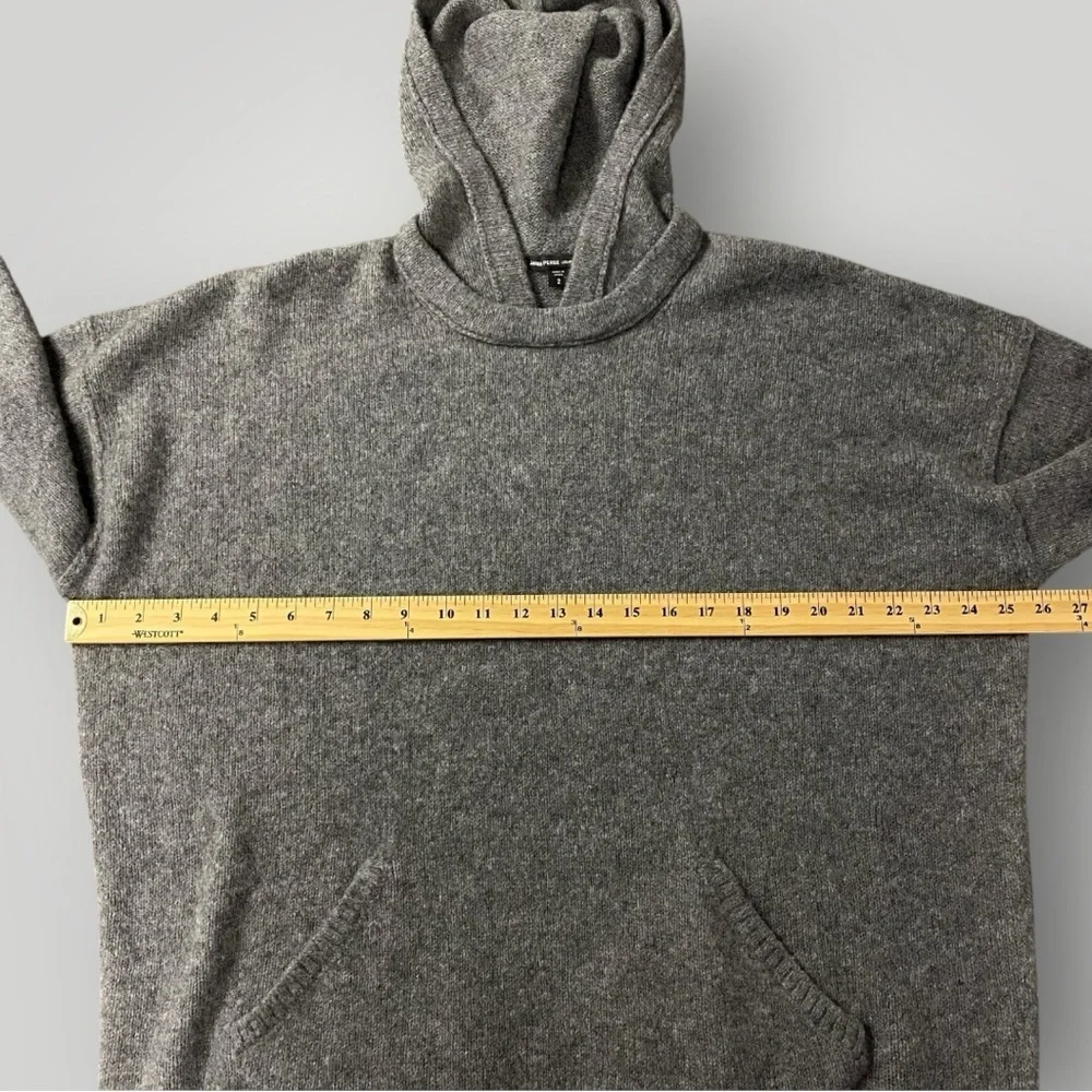 James‎ Perse Hooded Sweater Sz L Grey